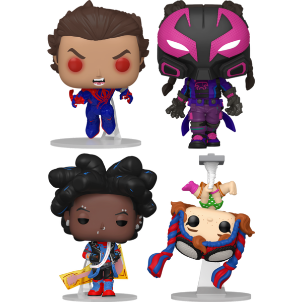 Funko Pop! Spider-Man - Across the Spider-Verse - Canon Event - Bundle (Set of 4) - Pop Basement