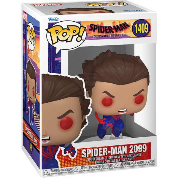 Funko Pop! Spider-Man - Across the Spider-Verse - Spider-Man 2099 (Unmasked) #1409 - Pop Basement