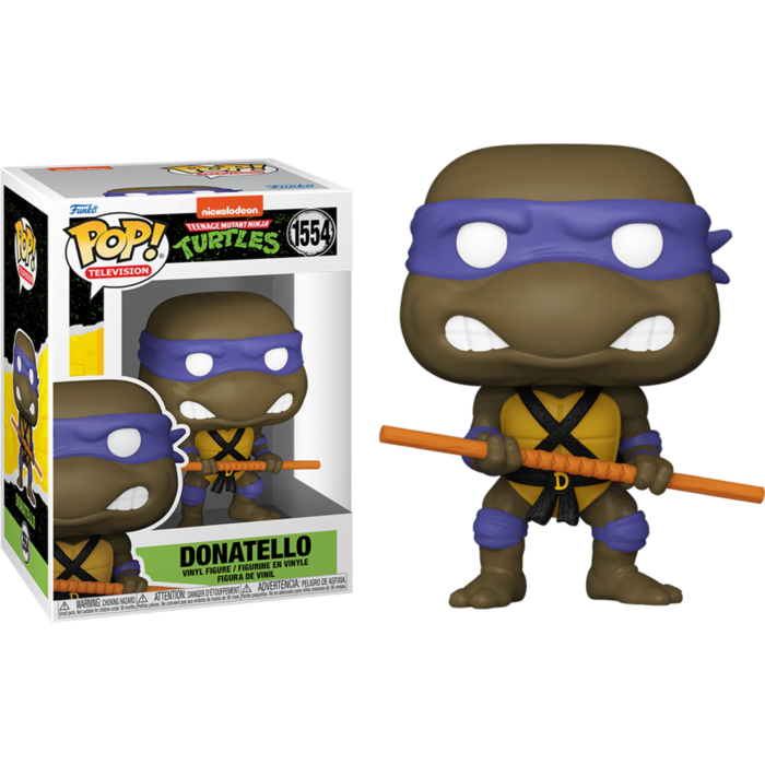 Funko Pop! Teenage Mutant Ninja Turtles - Donatello with Bo Staff #1554 - Pop Basement