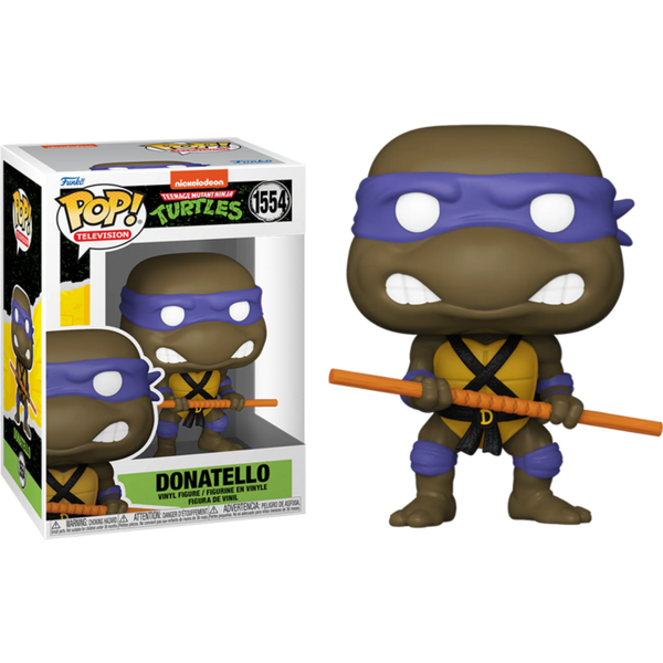 Funko Pop! Teenage Mutant Ninja Turtles - Donatello with Bo Staff #1554 - Pop Basement