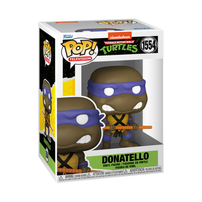 Funko Pop! Teenage Mutant Ninja Turtles - Donatello with Bo Staff #1554 - Pop Basement