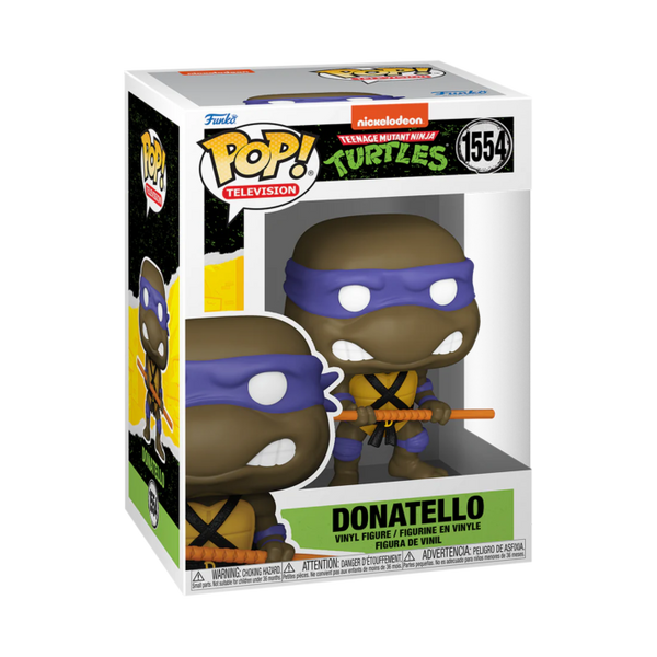 Funko Pop! Teenage Mutant Ninja Turtles - Donatello with Bo Staff #1554 - Pop Basement