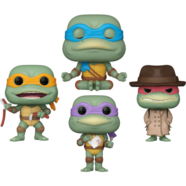 Funko Pop! Teenage Mutant Ninja Turtles - Let's Kick Some Shell - Bundle (Set of 4) - Pop Basement