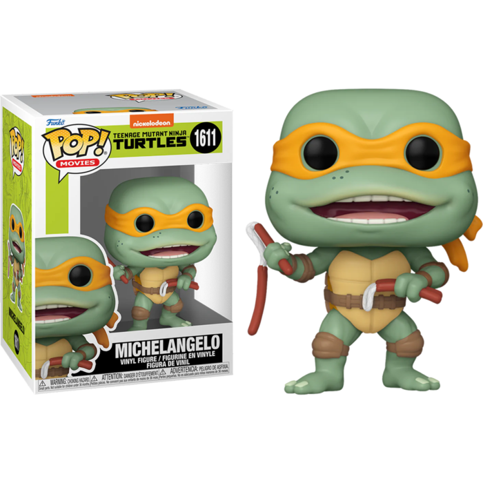 Funko Pop! Teenage Mutant Ninja Turtles - Michelangelo with Sausage Nunchucks #1611 - Pop Basement