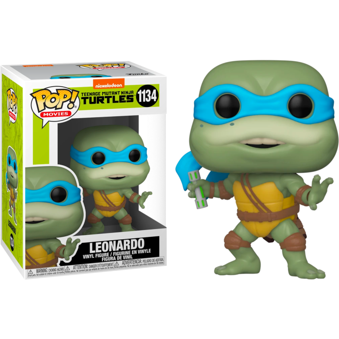 Funko Pop! Teenage Mutant Ninja Turtles II - The Secret of the Ooze - Leonardo #1134 - Pop Basement