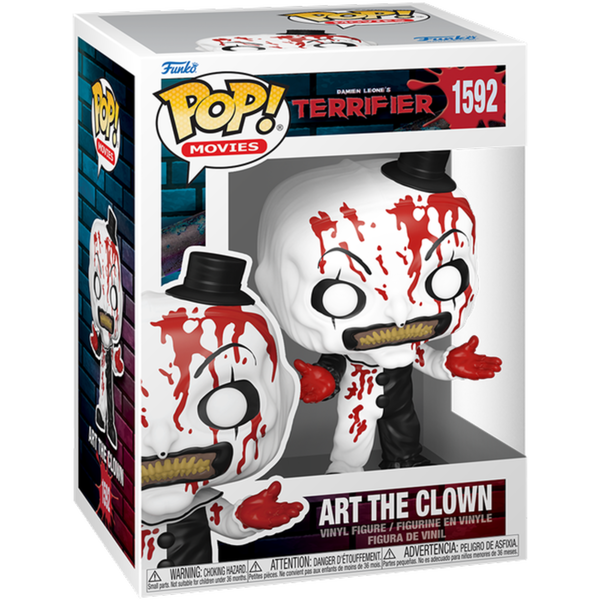 Funko Pop! Terrifier - Art The Clown with Blood #1592 - Pop Basement