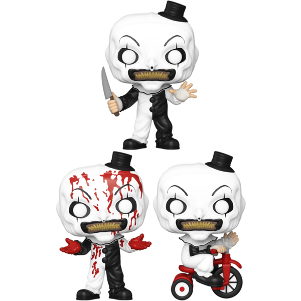 Funko Pop! Terrifier - Artful Killer - Bundle (Set of 3) - Pop Basement