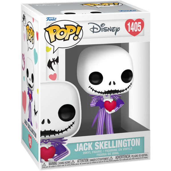 Funko Pop! The Nightmare Before Christmas - Jack Skellington Valentines #1405 - Pop Basement