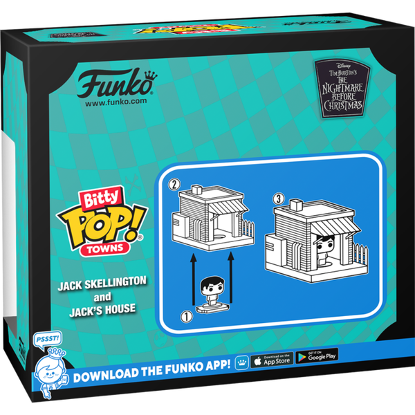 Funko Pop! The Nightmare Before Christmas - Jack Skellington & Jack's House Bitty Town #07 - Pop Basement