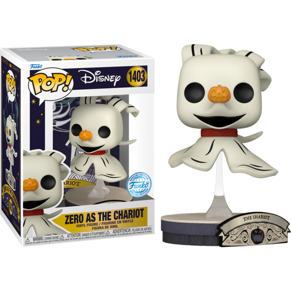 Funko Pop! The Nightmare Before Christmas - Zero as the Chariot #1403 - Pop Basement