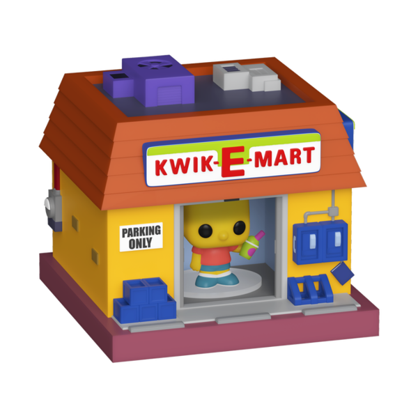 Funko Pop! The Simpsons - Bart Simpson & Kwik-E-Mart Bitty Town #01 - Pop Basement