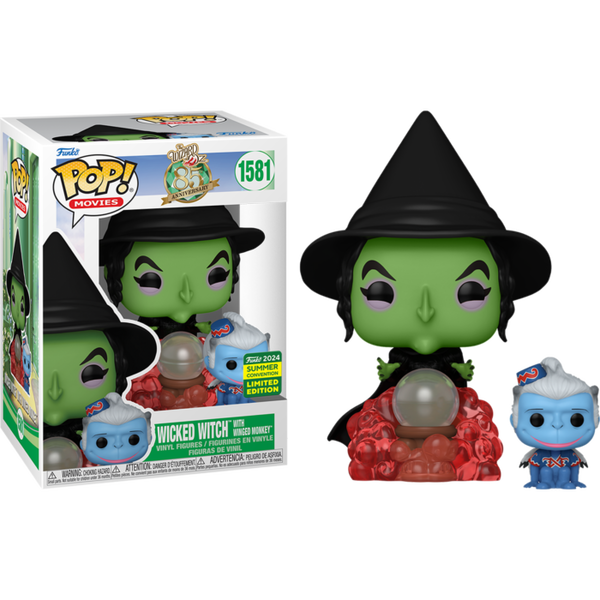 Funko Pop! The Wizard of Oz - Wicked Witch with Winged Monkey #1581 (2024 Summer Convention Exclusive) - Pop Basement