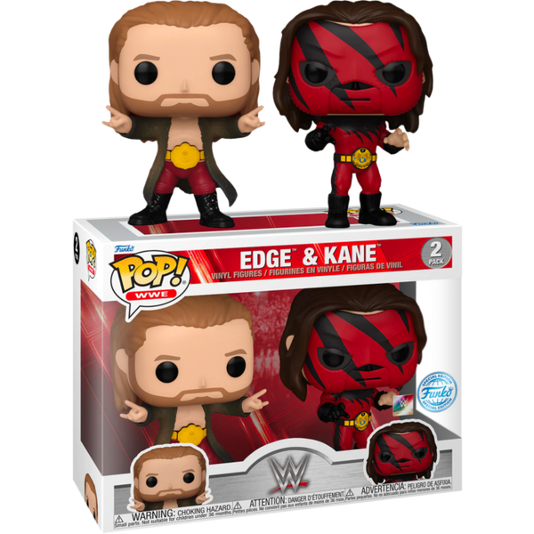 Funko Pop! WWE - Edge & Kane - 2 Pack - Pop Basement