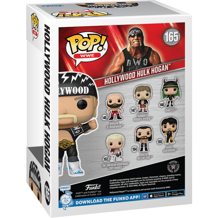 Funko Pop! WWE - Hollywood Hulk Hogan #165 - Pop Basement