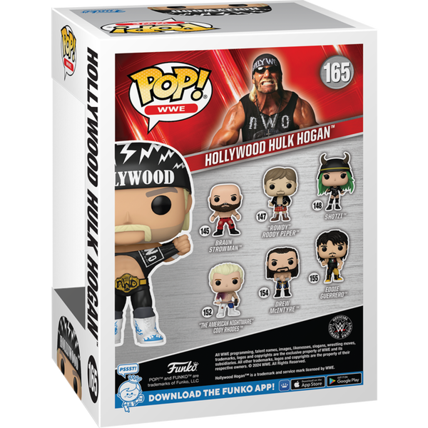 Funko Pop! WWE - Hollywood Hulk Hogan #165 - Pop Basement