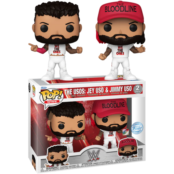 Funko Pop! WWE - The Usos - Jey Uso & Jimmy Uso - 2 Pack - Pop Basement