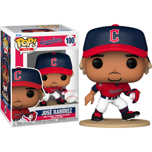 Funko Pop! - MLB Baseball - Jose Ramirez Cleveland Guardians #100 - Pop Basement