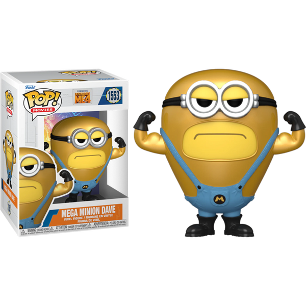 Funko Pop! Despicable Me 4 - Mega Minion Dave #1553 - Pop Basement
