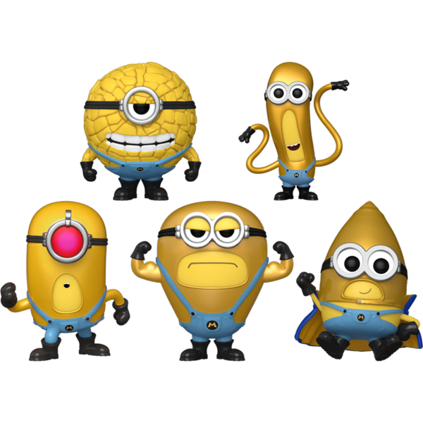 Funko Pop! Despicable Me 4 - Mega Minion Mayhem - Bundle (Set of 5) - Pop Basement
