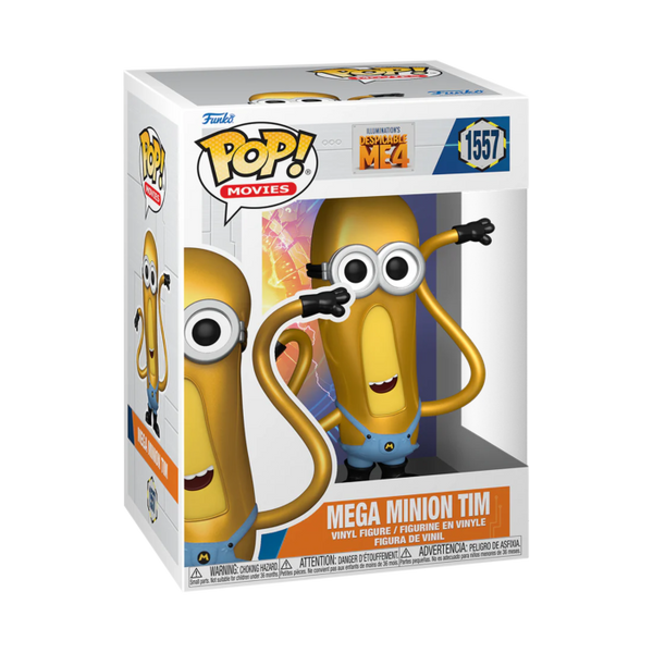 Funko Pop! Despicable Me 4 - Mega Minion Tim #1557 - Pop Basement