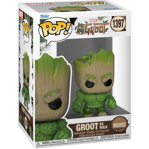 Funko Pop! Marvel 85th Anniversary - We Are Groot - Groot as Hulk #1397 - Pop Basement