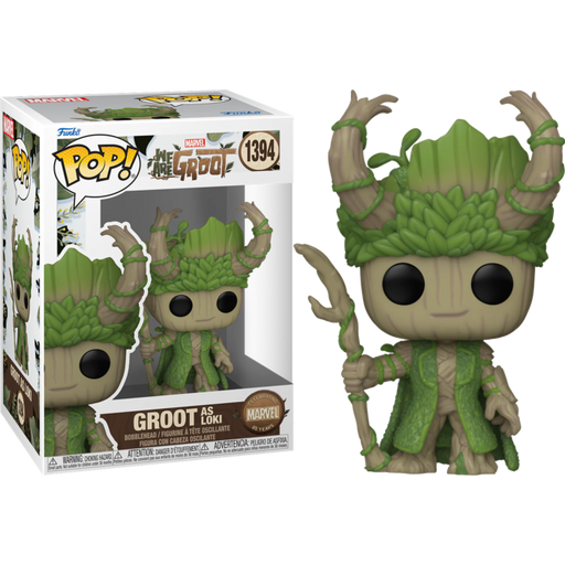 Funko Pop! Marvel 85th Anniversary - We Are Groot - Groot as Loki #1394 - Pop Basement
