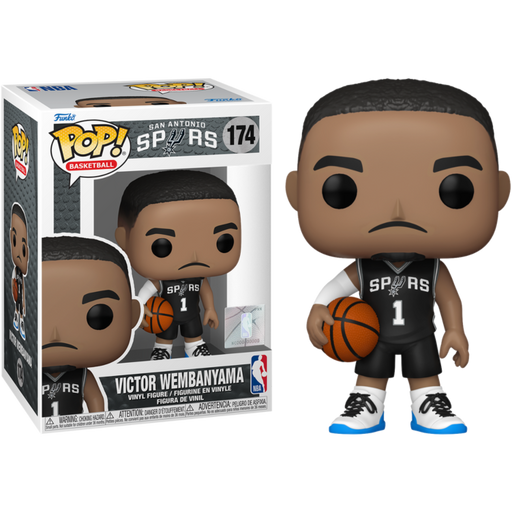 Funko Pop! NBA Basketball - Victor Wembanyama San Antonio Spurs #174 - Pop Basement