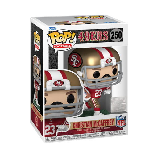 Funko Pop! NFL Football - Christian McCaffrey San Fransisco 49ers #250 - Pop Basement