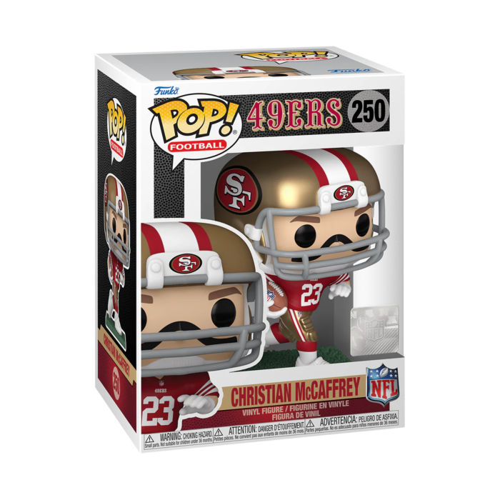 Funko Pop! NFL Football - Christian McCaffrey San Fransisco 49ers #250 - Pop Basement