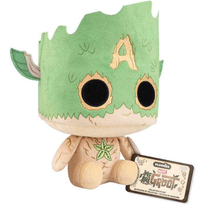 Funko Pop! Plush - Marvel 85th Anniversary - We Are Groot - Groot as Captain America 7" - Pop Basement