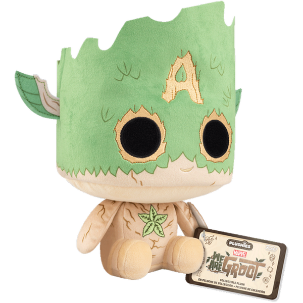 Funko Pop! Plush - Marvel 85th Anniversary - We Are Groot - Groot as Captain America 7" - Pop Basement