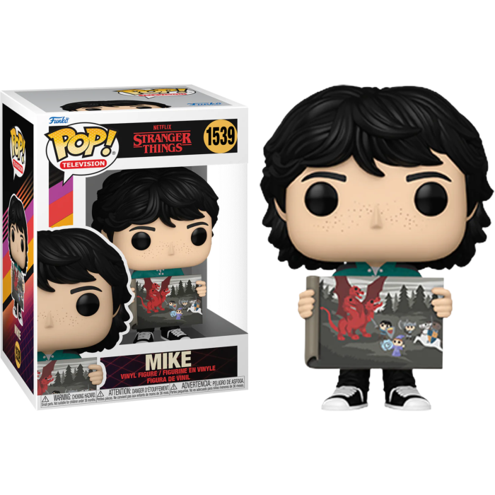 Funko Pop! Stranger Things - Season 4 - Mike with Painting #1539 - Pop Basement