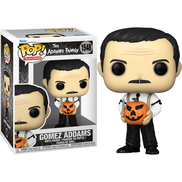 Funko Pop! The Addams Family (1964) - Gomez Addams with Pumpkin #1548 - Pop Basement