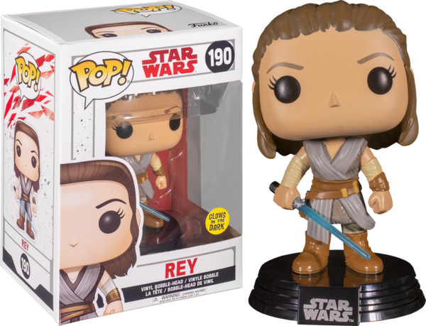 Funko Pop! Star Wars Episode VIII: The Last Jedi - Rey, Luke Skywalker, Chewbacca & BB-8 Rebel - 4-Pack - Pop Basement