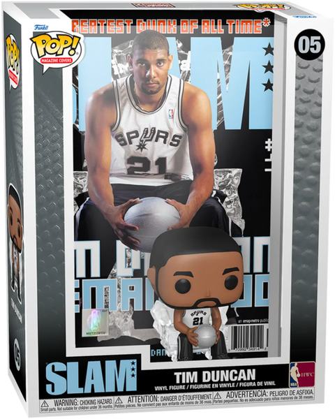 Funko Pop! NBA: Basketball - Tim Duncan SLAM #05 - Pop Basement
