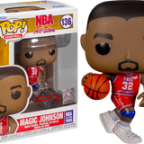 Funko Pop! NBA Basketball - Magic Johnson 1986 Red All Star Jersey #136 - Pop Basement