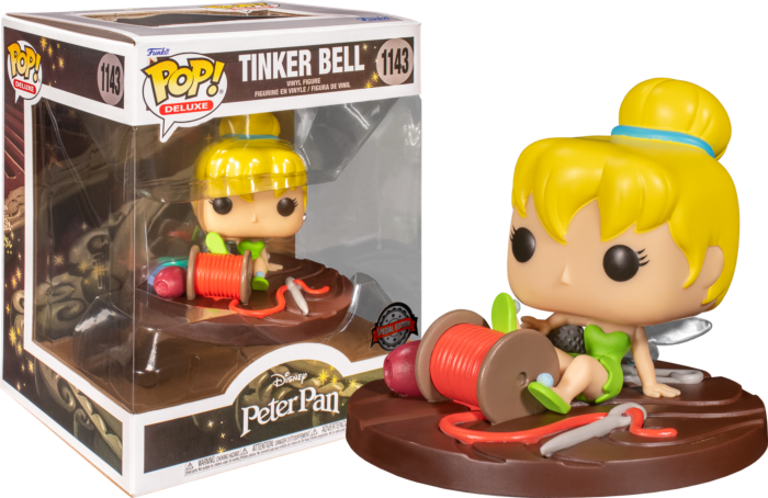 Funko Pop! Peter Pan - Tinker Bell with Spool Deluxe #1143 - Pop Basement