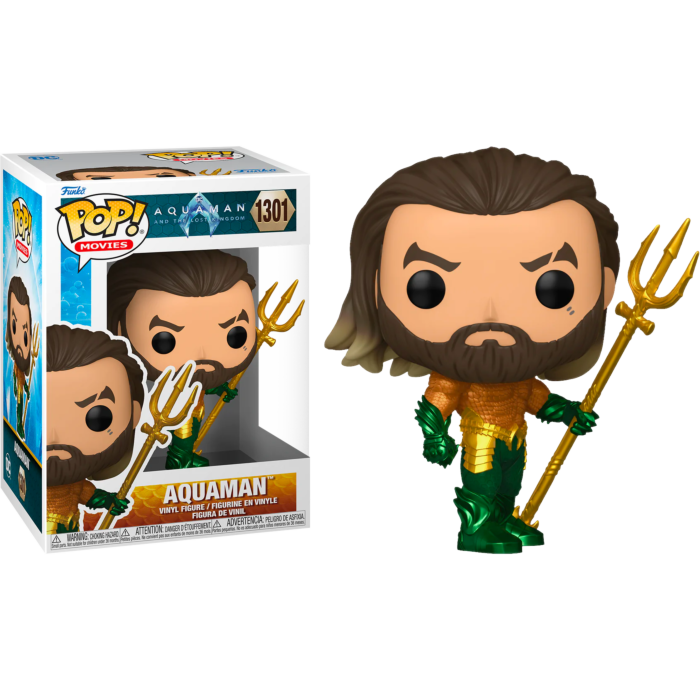 Funko Pop! Aquaman and the Lost Kingdom - Aquaman #1301 - Pop Basement