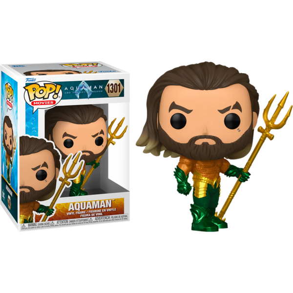 Funko Pop! Aquaman and the Lost Kingdom - Aquaman #1301 - Pop Basement