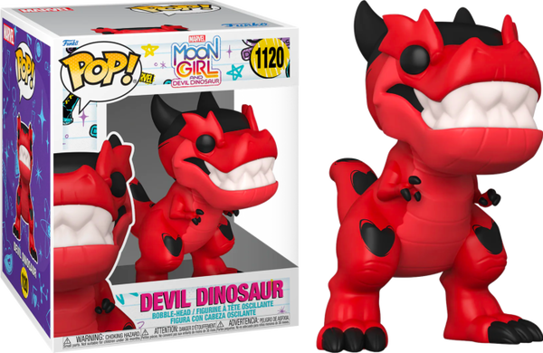 Funko Pop! Moon Girl and Devil Dinosaur (2023) - Devil Dinosaur 6" Super Sized #1120 - Pop Basement