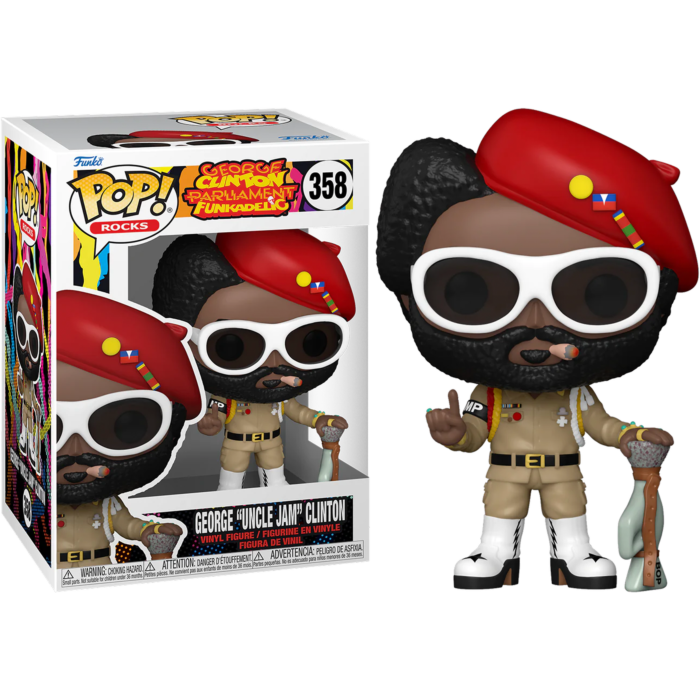 Funko Pop! Parliament-Funkadelic - George "Uncle Jam" Clinton #358 - Pop Basement