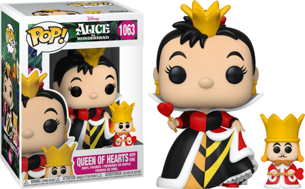 Funko Pop! Alice in Wonderland - Queen of Hearts with King 70th Anniversary #1063 - Pop Basement
