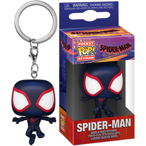 Funko Pocket Pop! Keychain - Spider-Man: Across the Spider-Verse (2023) - Miles Morales as Spider-Man - Pop Basement
