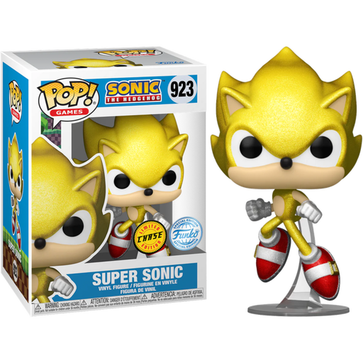 Funko Pop! Sonic the Hedgehog - Super Sonic (Super State) #923 - Chase Chance - Pop Basement
