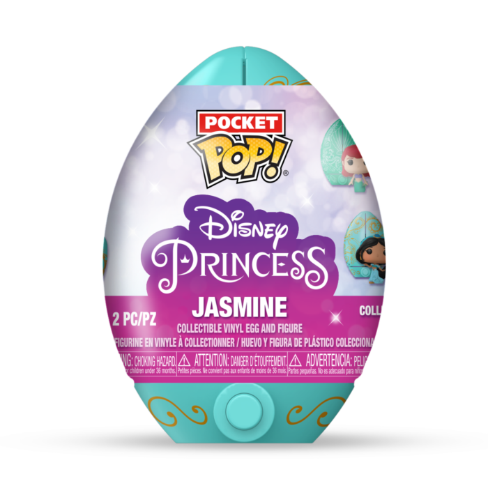 Funko Pop! Disney Princess - Pocket Pop! Vinyl Figure in Easter Egg (Display of 12 Units) - Pop Basement