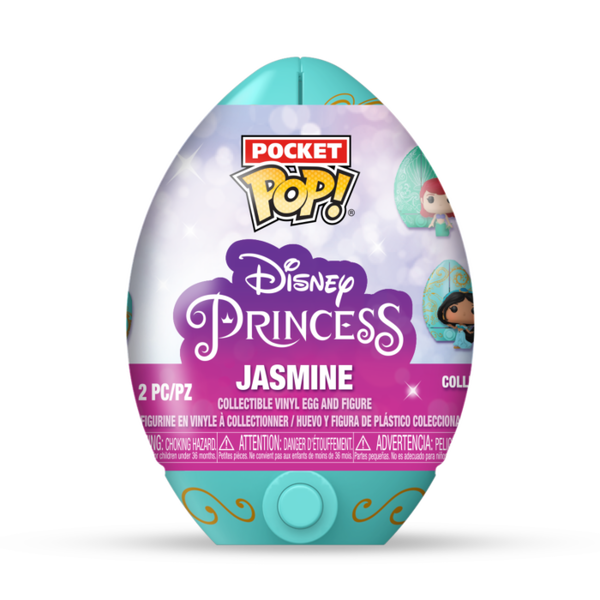 Funko Pop! Disney Princess - Pocket Pop! Vinyl Figure in Easter Egg (Display of 12 Units) - Pop Basement