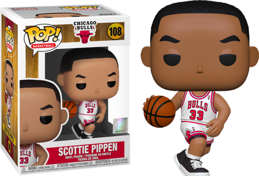 Funko Pop! NBA Basketball - Scottie Pippen Chicago Bulls #108 - Pop Basement