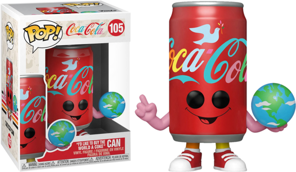 Funko Pop! Coca-Cola - "I'd Like To Buy The World A Coke" Can #105 - Pop Basement