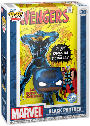 Funko Pop! Comic Covers - The Avengers - Black Panther #36 - Pop Basement