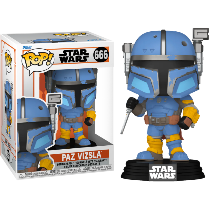 Funko Pop! Star Wars: The Mandalorian - Paz Vizsla #666 - Pop Basement